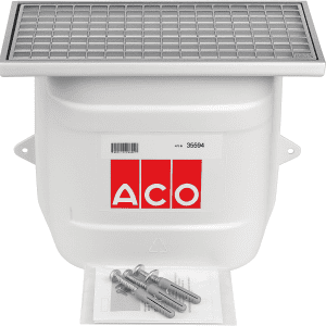 1. Airtunnel med aluminiumsrist til ventilation og varmeisolering.